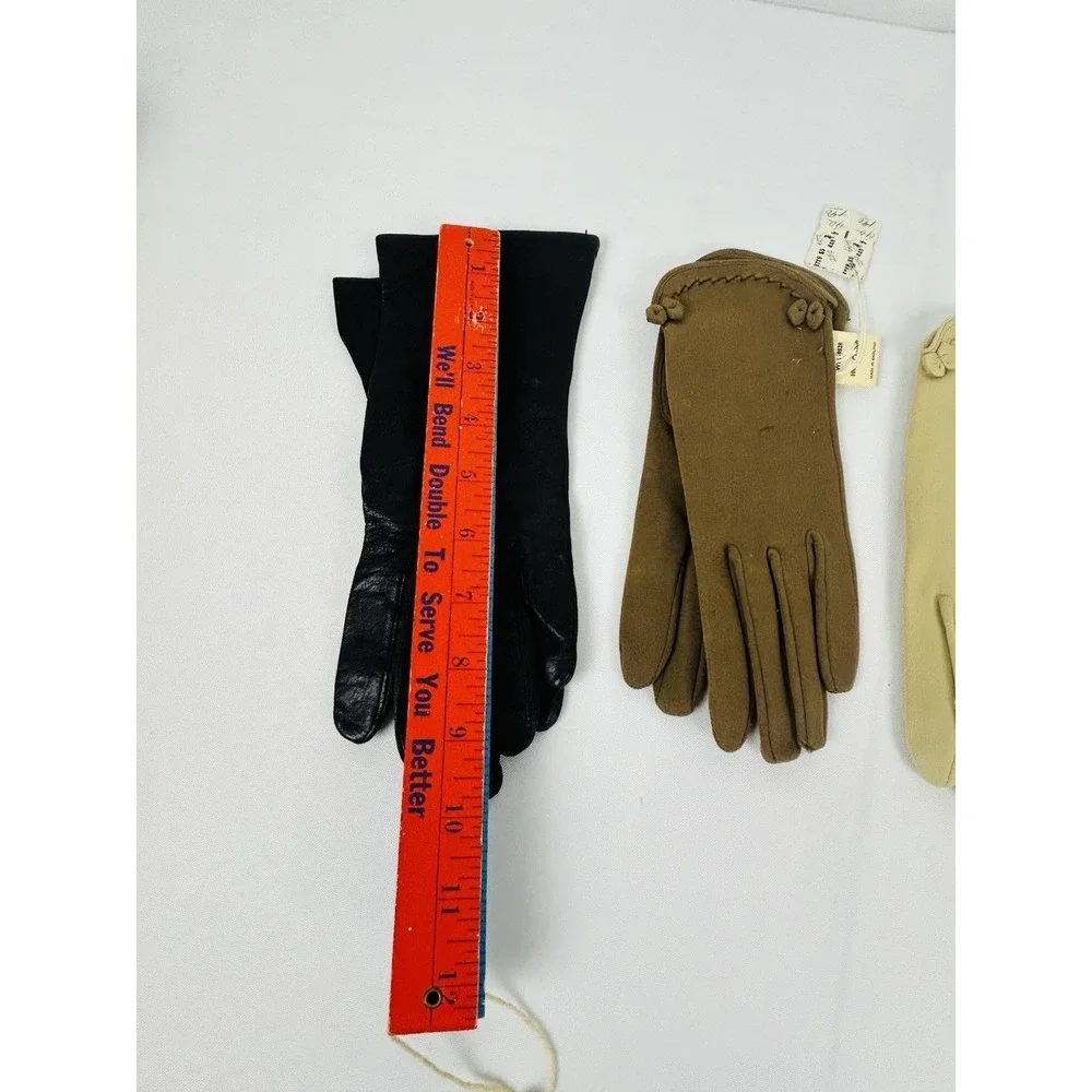 Lot of 5 Vintage Women's Gloves Grandma Dress